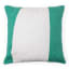 Thread Office Colourblock Woven Scatter Cushion with Inner, 60cm x 60cm - Leaf Green