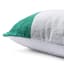 Thread Office Colourblock Woven Scatter Cushion with Inner, 60cm x 60cm - Leaf Green detail