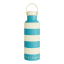 Fieldbar Beach Stripes Collection Field Bottle, 650ml - Bazaruto Blue angle