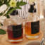 Trendz Of Today Glass Syrup Pump Bottles, Set of 2 - Black with syrup 