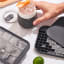 W & P Stacking Ice Tray on the table with ice