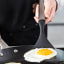 MasterClass Soft Grip Stainless Steel Slotted Turner, 34cm turning an egg