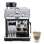 DeLonghi La Specialista Arte Manual Pump Espresso Coffee Machine, EC9155.MB