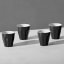 Maxwell & Williams Blend Sala Espresso Cup, Set of 4 - Black on the table