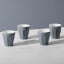 Maxwell & Williams Blend Sala Espresso Cup, Set of 4 - Charcoal on the table 