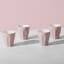 Maxwell & Williams Blend Sala Espresso Cup, Set of 4 - Rose on the table
