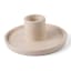 Alkaline Small Candlestick Holder  - Nude