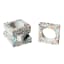 Alkaline Terrazzo Napkin Rings, Set of 4 - White and Multi-coloured