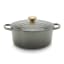 Le Creuset Thyme Signature 5.3 Litre Round Cast Iron Casserole, 26cm