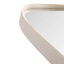 Hertex HAUS Small Varese Mirror - Matte Crema corner close up