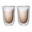 Humble & Mash Double Walled Latte Glasses, Set of 2 - 220ml