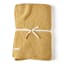 La Porte Blanche Cotton Knit Throw - Ochre