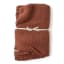 La Porte Blanche Cotton Knit Throw - Rust