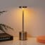 Haus Republik Chronos Portable & Rechargeable Lamp - Silver on the table