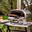 Ooni Karu 12G Wood & Charcoal Fired Pizza Oven with steak