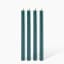 Okra Candle Traditional Dinner Candle, Set of 4 - Xmas Tree Green