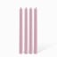 Okra Candle Traditional Dinner Candle, Set of 4 - Pale Pink