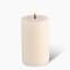 Okra Candle Off White Pillar Candle - Small