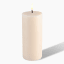 Okra Candle Off White Pillar Candle - Medium