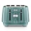 DeLonghi Ballerina 4-Slice Toaster, 1800W - Laguna Green angle