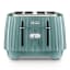 DeLonghi Ballerina 4-Slice Toaster, 1800W - Laguna Green angle