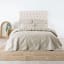 Linen House Oatmeal Manon Quilt Set - King