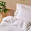 Linen House White Lilou Quilt Set - Double detail