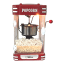 Milex Retro Popcorn Maker, 60L angle with popcorn