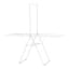 Brabantia Hangon Drying Rack with Hanging Rod, 25m - White