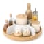 Umbra Bellwood Lazy Susan with kitchen jars on it