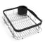 Umbra Sinkin Dish Rack 3-In-1  - Black and Nickel