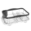 Umbra Sinkin Dish Rack 3-In-1  - Black and Nickel front view