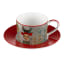 Olivia Cuzins Cup & Saucer, Set of 4 angle