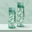 Zoku Clear Water Bottle, 600ml - Green Leaf sizes