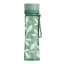 Zoku Clear Water Bottle, 600ml - Green Leaf