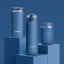 Zoku Stainless Steel Sports Bottle, 500ml - Blue set