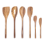 Tovolo Olivewood Spatula Utensil Set, Set of 6