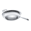 Le Creuset 3 Ply Uncoated Stainless Steel Frying Pan, 28cm