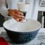 Tala Indigo and Ivory Stoneware Mixing Bowl, 5.5L on the table