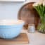 Tala Stoneware Mixing Bowl, 5.5L - Blue on the table