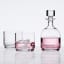 Maxwell & Williams Diamante Stacked Decanter Set, Set of 3 with pink gin