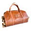 Pieter De Jager Leather Log Carrier - Tan 