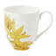 Maxwell & Williams Royal Botanic Gardens Orchids Mug, 350ml - Yellow angle