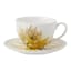 Maxwell & Williams Royal Botanic Gardens Orchids Cup & Saucer, 240ml - Yellow