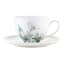 Maxwell & Williams Royal Botanic Gardens Orchids Cup & Saucer, 240ml - White angle