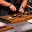 My Butchers Block Grand Daddy Chopping Board on the kitchen counter