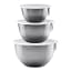 Tovolo Stainless Steel Mixing Bowls with Tight Seal Lids, Set of 3