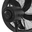 Alva Air Matte Black Drum Pedestal Fan detail