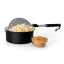 Whirley-Pop Open Fire Popcorn Popper with popcorn