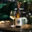 Terre Paisible Vigne d'Or Chardonnay, 2021 on the table with a glass